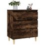 Voir la diapositive 4 : VIDAXL Buffet Chene fume 60x35x70 cm Bois d'ingenierie