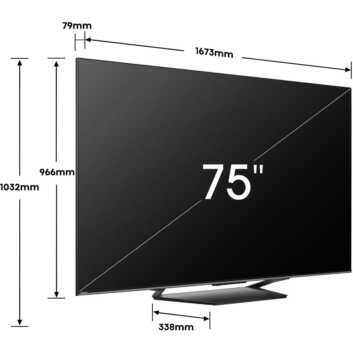 Hisense TV LED MiniLED 75U7NQ 2024