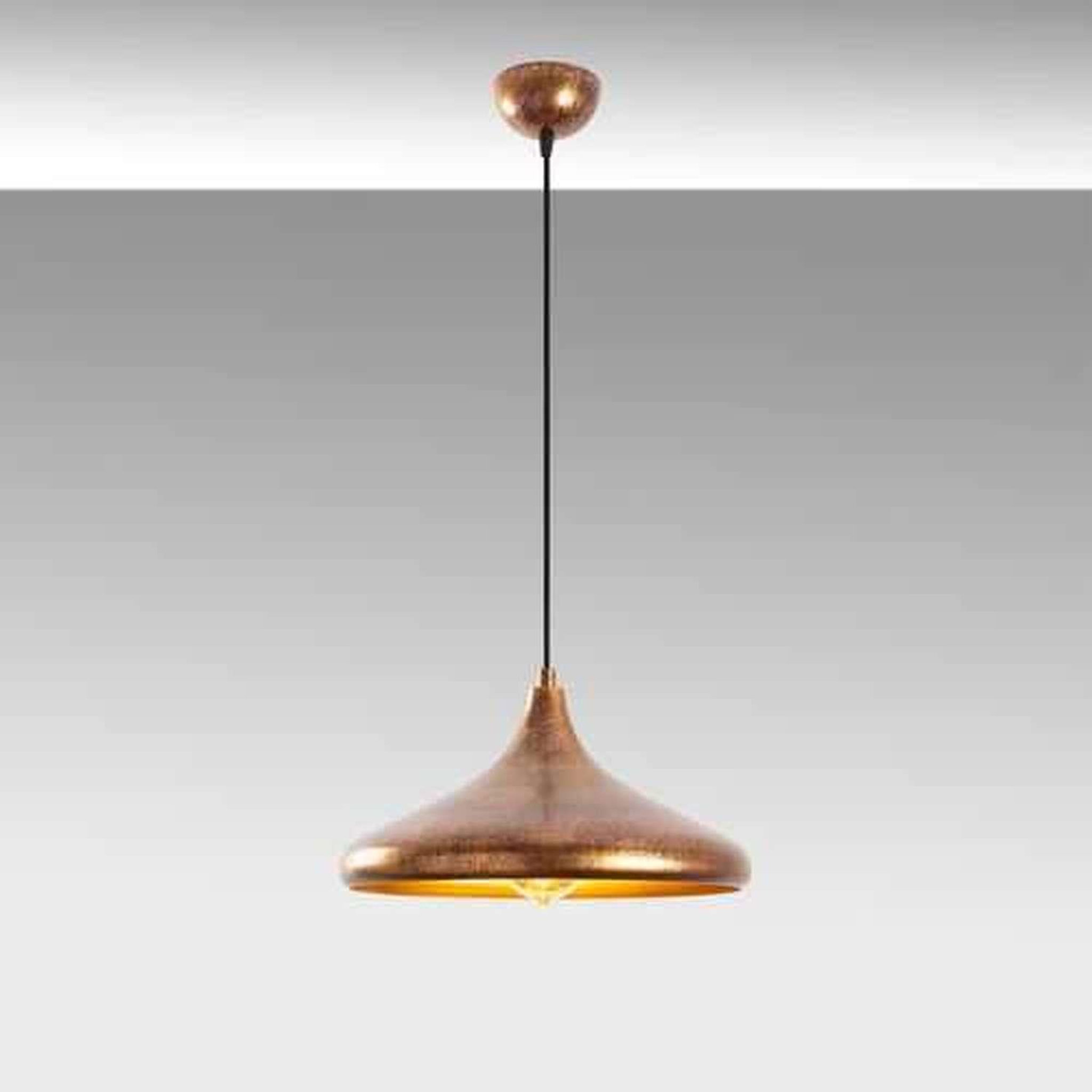 Voir la diapositive 6 : TOILINUX Suspension istanbul en métal - bronze et or