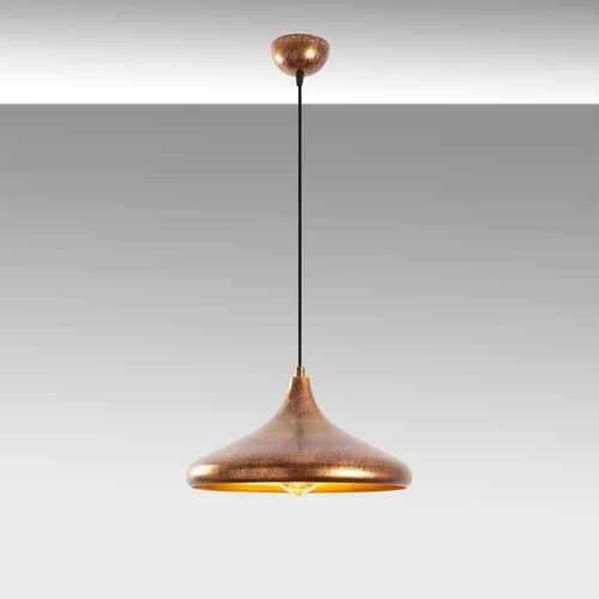 TOILINUX Suspension Istanbul en métal - Bronze et or