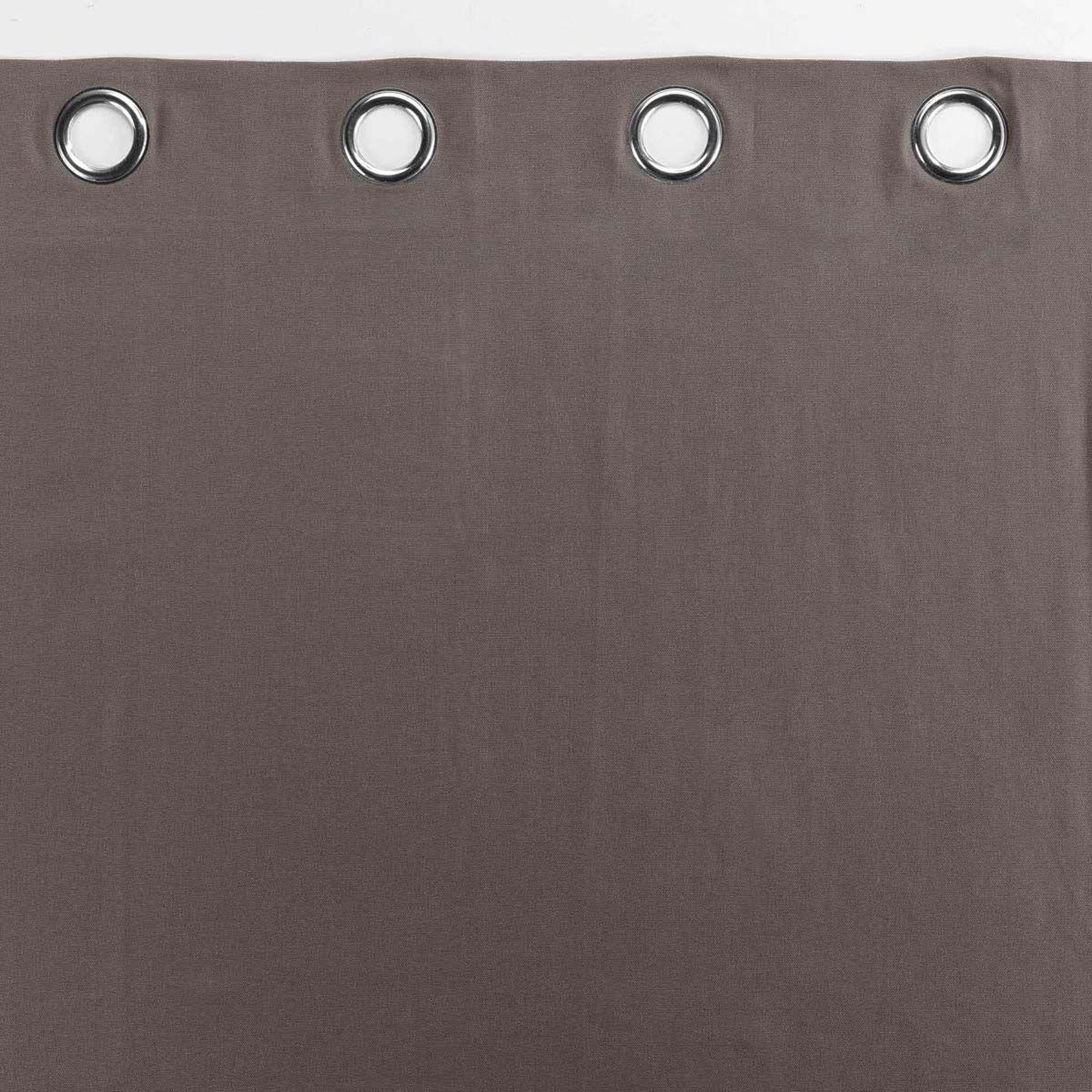 Voir la diapositive 3 : Douceur d'Intérieur Rideau à oeillets  panama  140x240cm gris ardoise
