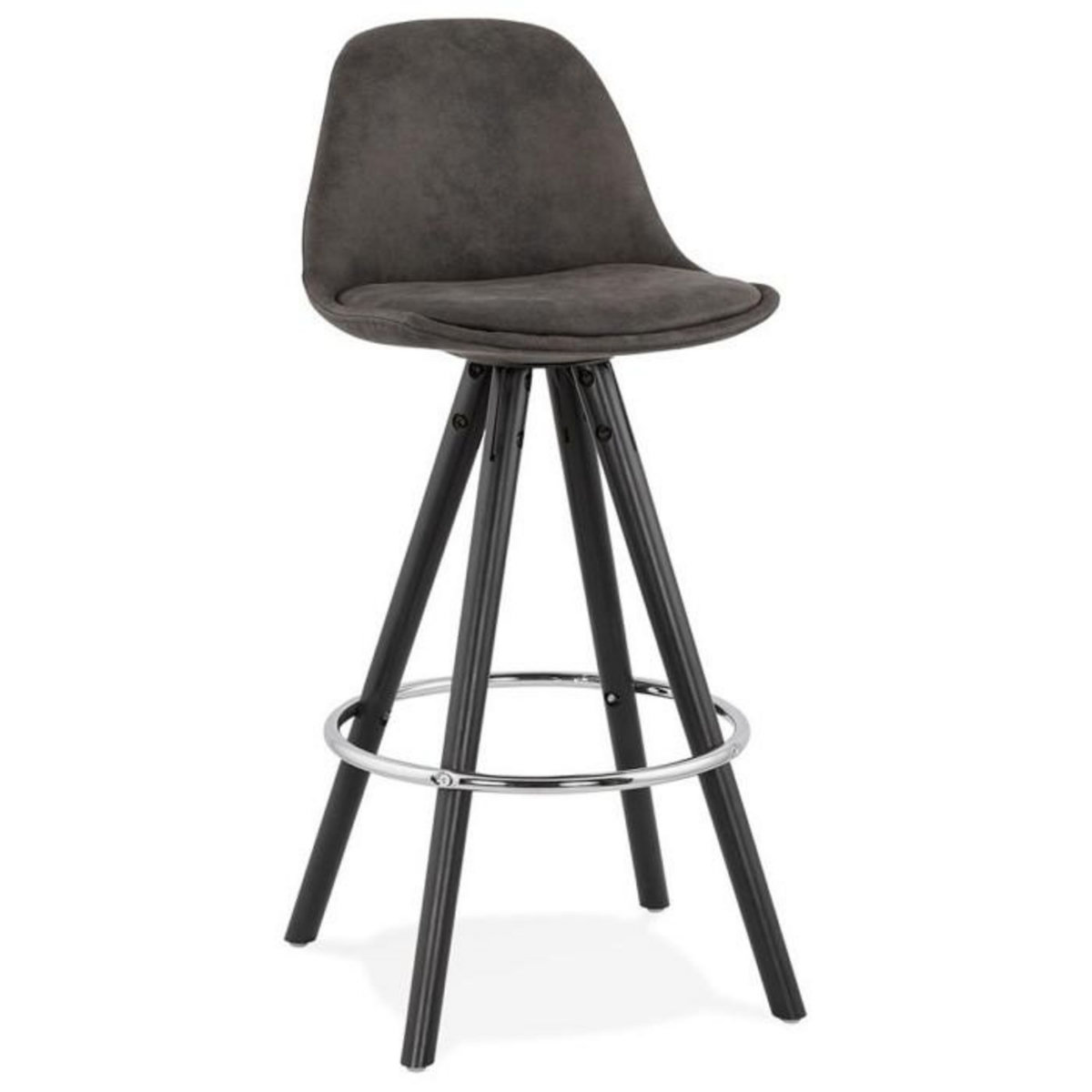 Paris Prix Tabouret de Bar Scandinave  Miro  87cm Gris & Noir