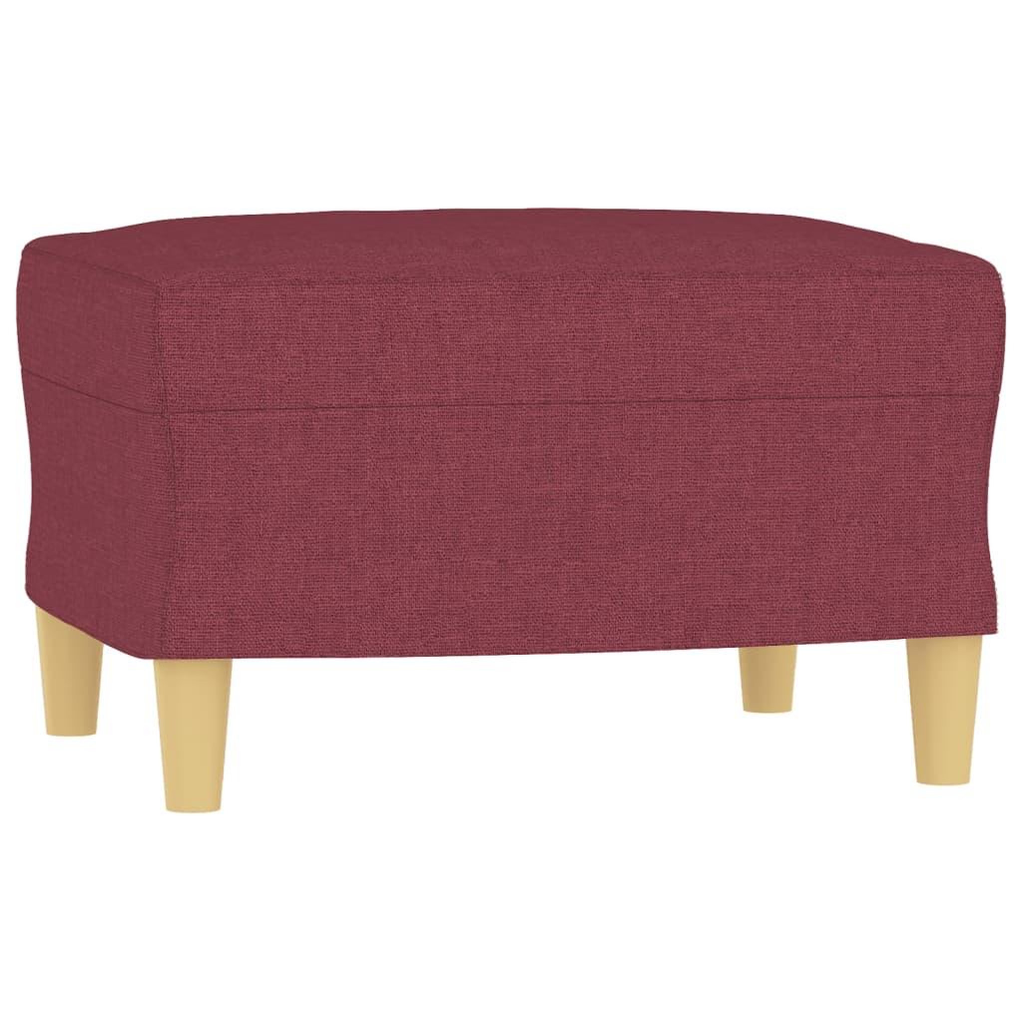Voir la diapositive 5 : VIDAXL Ensemble de canapes 3 pcs avec coussins rouge bordeaux tissu