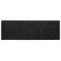 Voir la diapositive 4 : VIDAXL Tapis d'escalier autocollant 30 pcs noir 65x21x4 cm