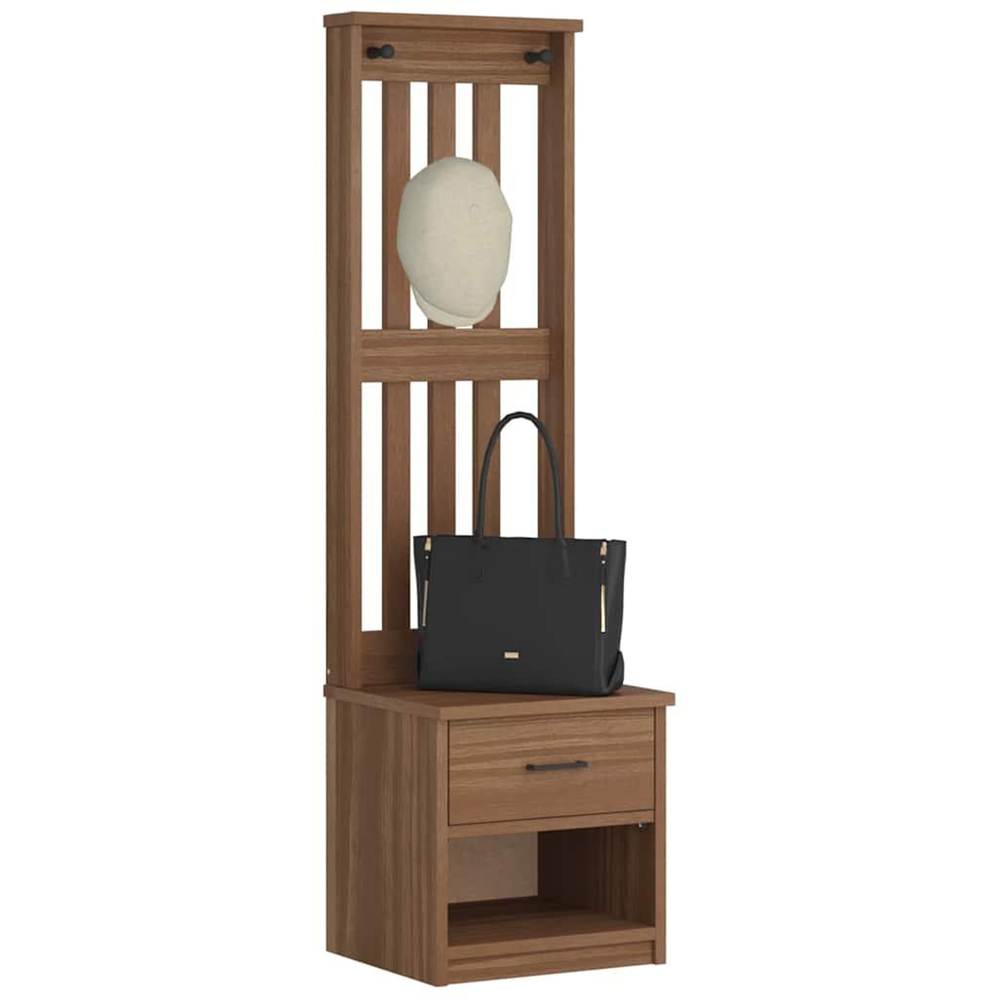 VIDAXL Portemanteau SANDENS 45x40x159,5 cm bois massif pin