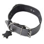 Voir la diapositive 1 : Paris Prix Collier Pour Chien 3XL  Cuir  80cm Noir