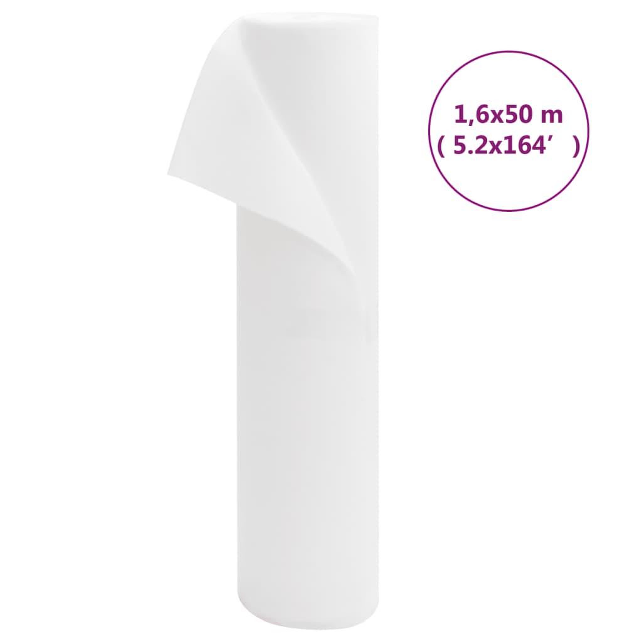 Voir la diapositive 6 : VIDAXL Toison vegetale 70 g/m² 50x1,6 m