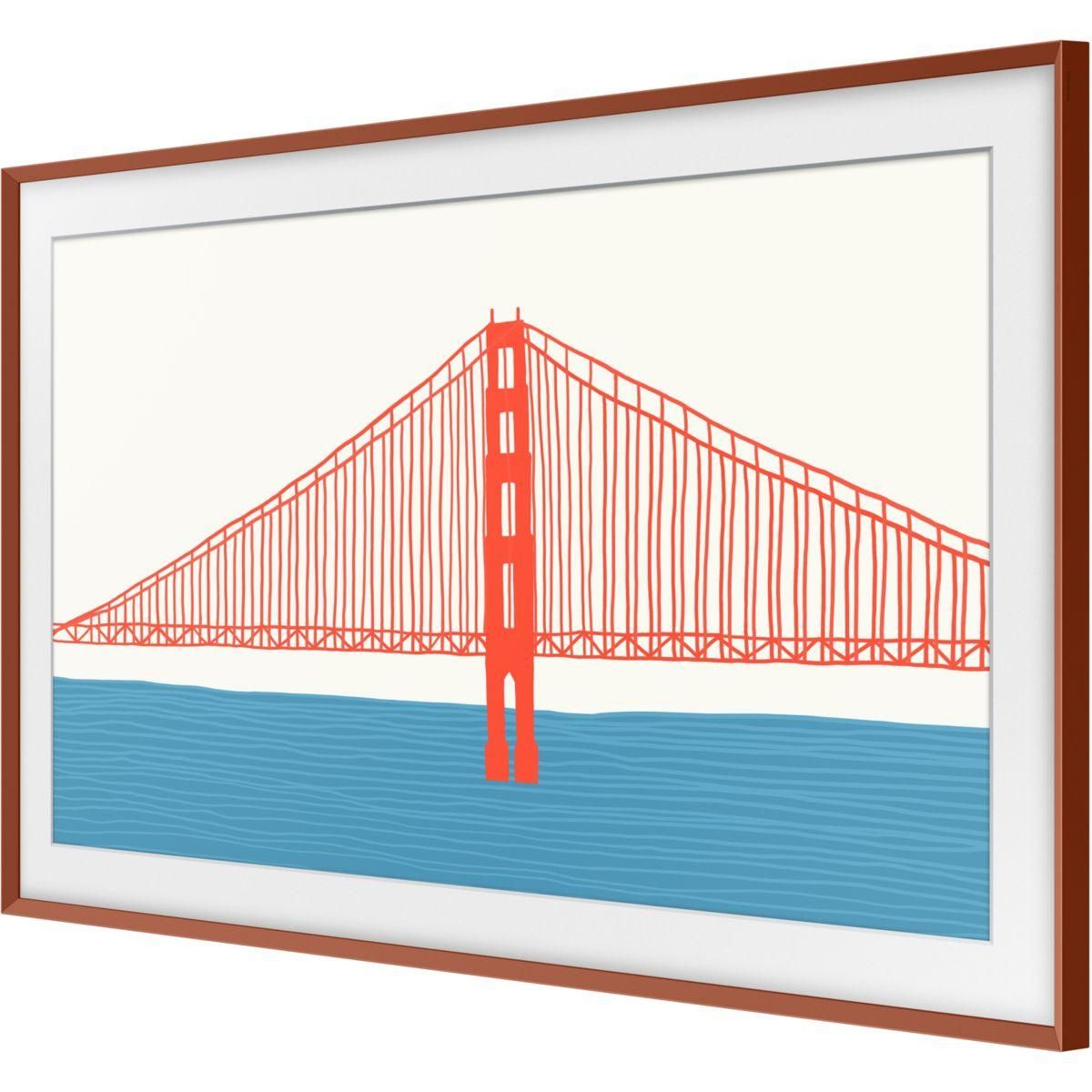 Samsung Cadre The Frame 55'' Rouge Brique