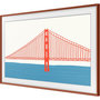 Voir la diapositive 3 : Samsung Cadre The Frame 55'' Rouge Brique