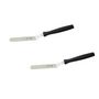 Voir la diapositive 1 : FM PROFESSIONAL Ensemble de 2 Mini spatules coudées 22,5 cm FM Professional