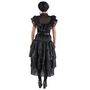 Voir la diapositive 6 : CHAKS Robe de bal noire - Mercredi - Fille - 11/12 ans (145 à 152 cm)