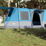 Voir la diapositive 3 : VIDAXL Tente de camping tunnel 4 personnes bleu impermeable