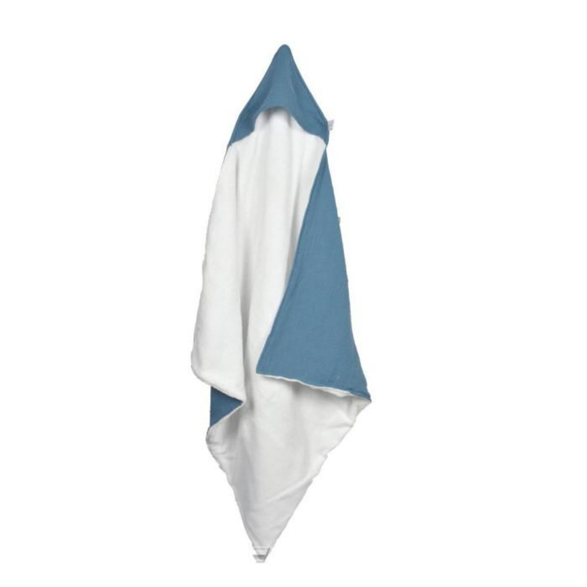 Paris Prix Cape de Bain Bébé  Absorbant  75x75cm Bleu Foncé