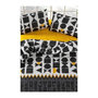 Voir la diapositive 3 : GENERIQUE Parure de lit - 1 housse de couette 220 x 240 cm + 2 taies d'oreiller 60 x 60 cm - 100% coton renforcé - Noir