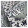 Voir la diapositive 2 : TODAY Parure housse de couette en coton 57 fils motif tropical PALMERAIE