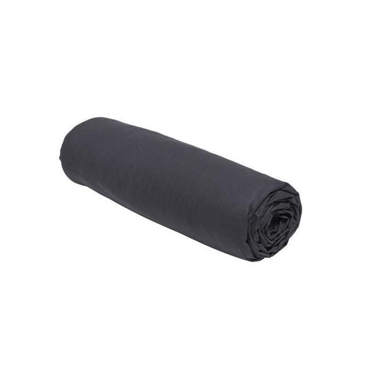 Today Drap housse TODAY Essential - 140 x 190 cm - 2 personnes - 100% Coton uni - Fusain