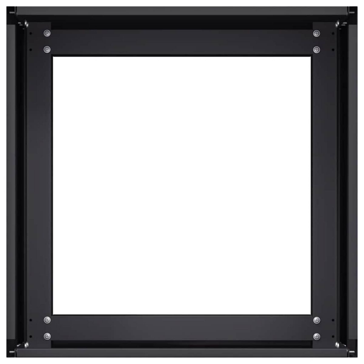 VIDAXL Jardiniere noir 40x40x30 cm acier