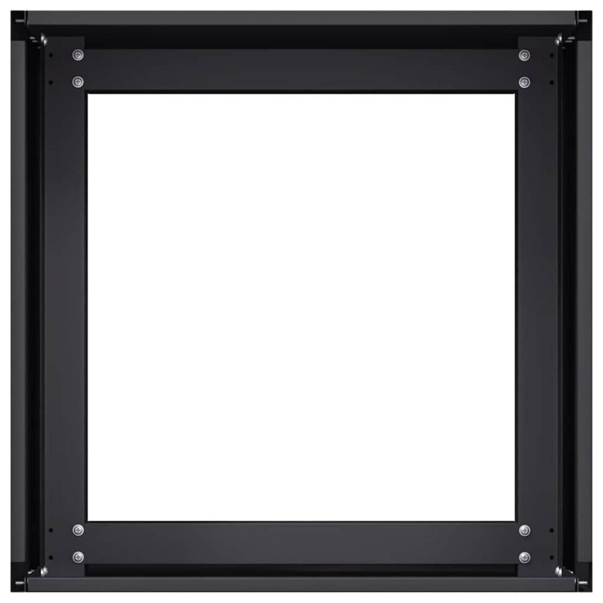 VIDAXL Jardiniere noir 40x40x30 cm acier