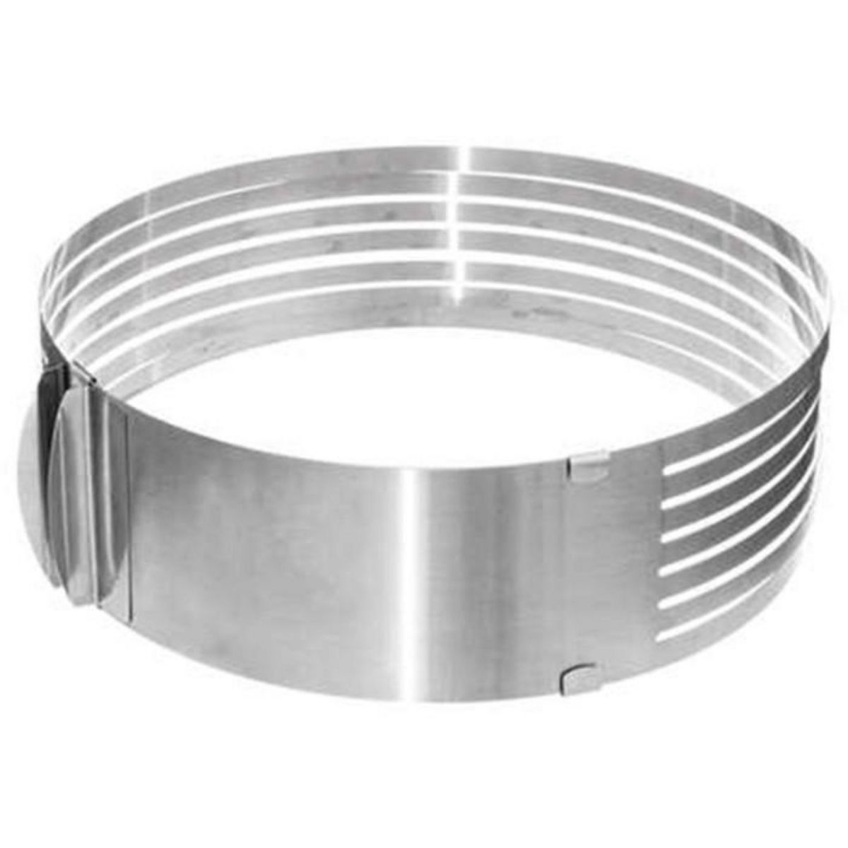 FIVE Cercle Extensible Inox  Génoise  24-30cm Argent