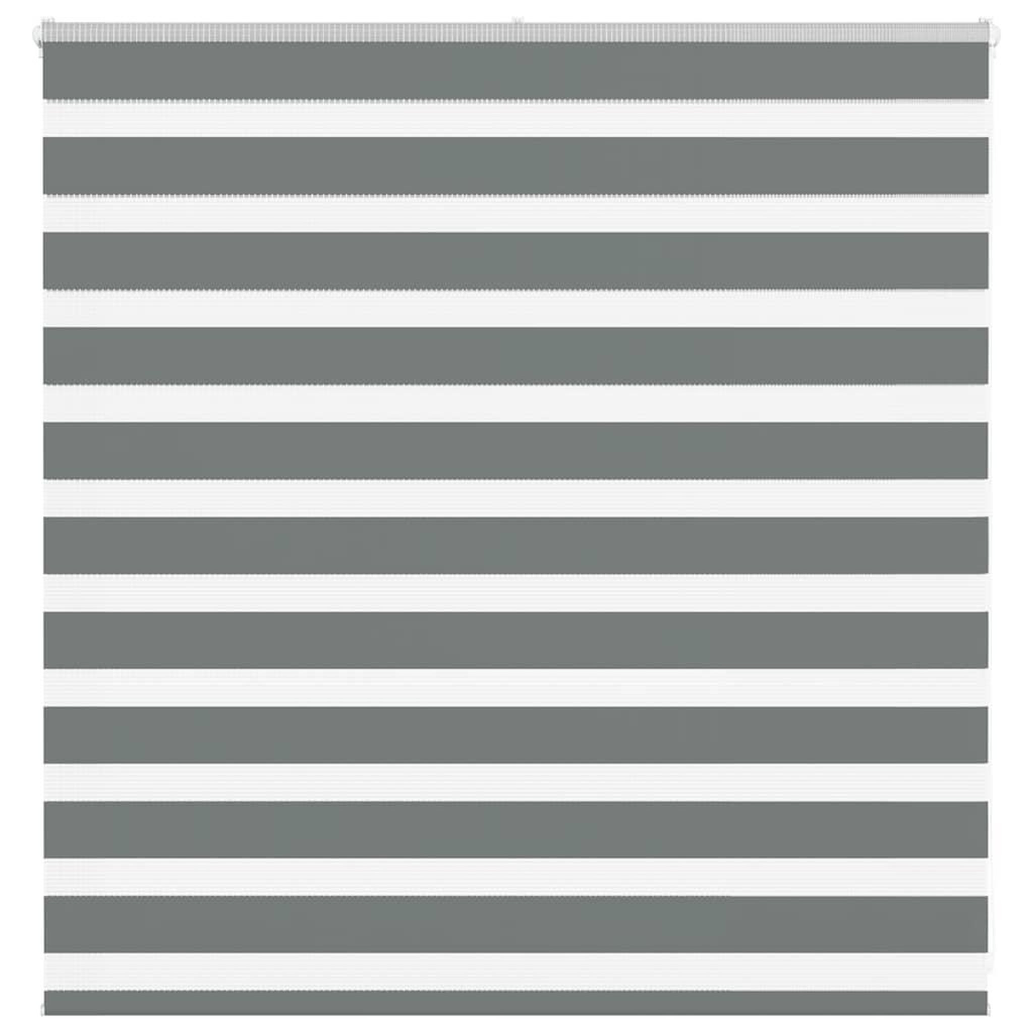 VIDAXL Store zebre gris fonce largeur du tissu 135,9 cm polyester