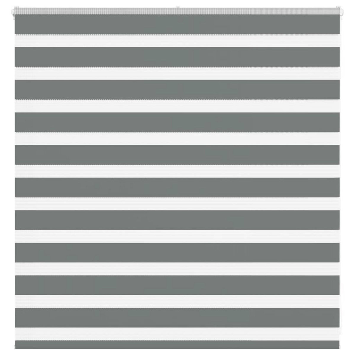 VIDAXL Store zebre gris fonce largeur du tissu 135,9 cm polyester