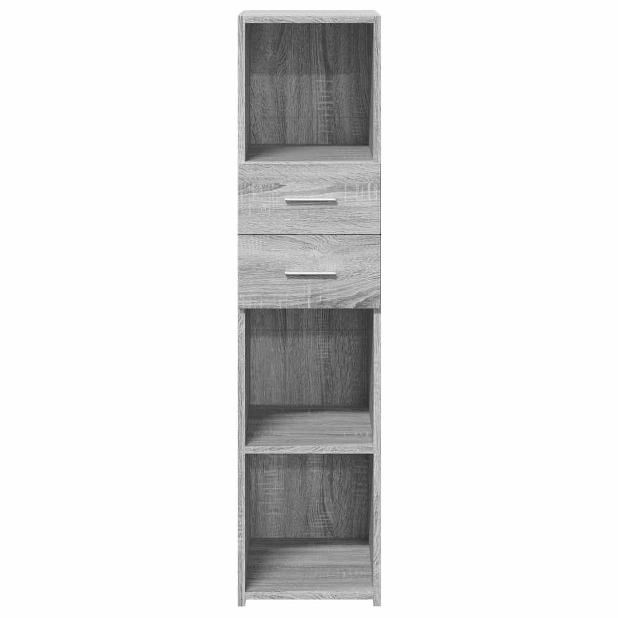 Voir la diapositive 4 : VIDAXL Buffet haut sonoma gris 30x42,5x124 cm bois d'ingenierie