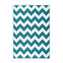 Voir la diapositive 1 : Paris Prix Tapis Géométrique à Poils Courts  Manolya  Turquoise