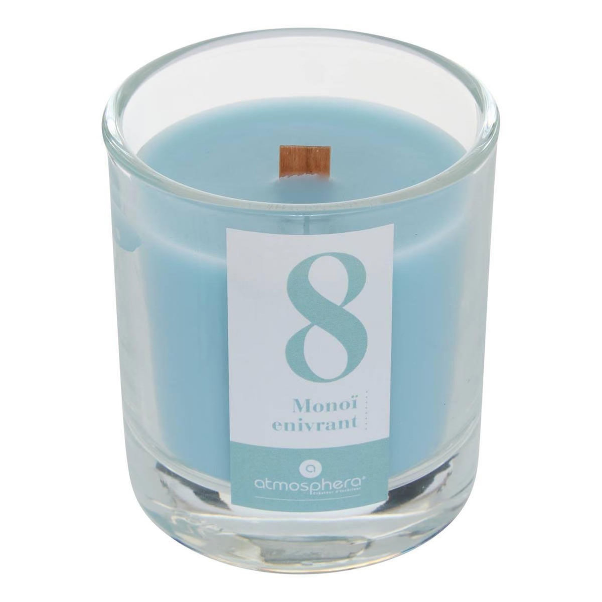 ATMOSPHERA Bougie Parfumée en Verre  Numia  180g Monoï Enivrant