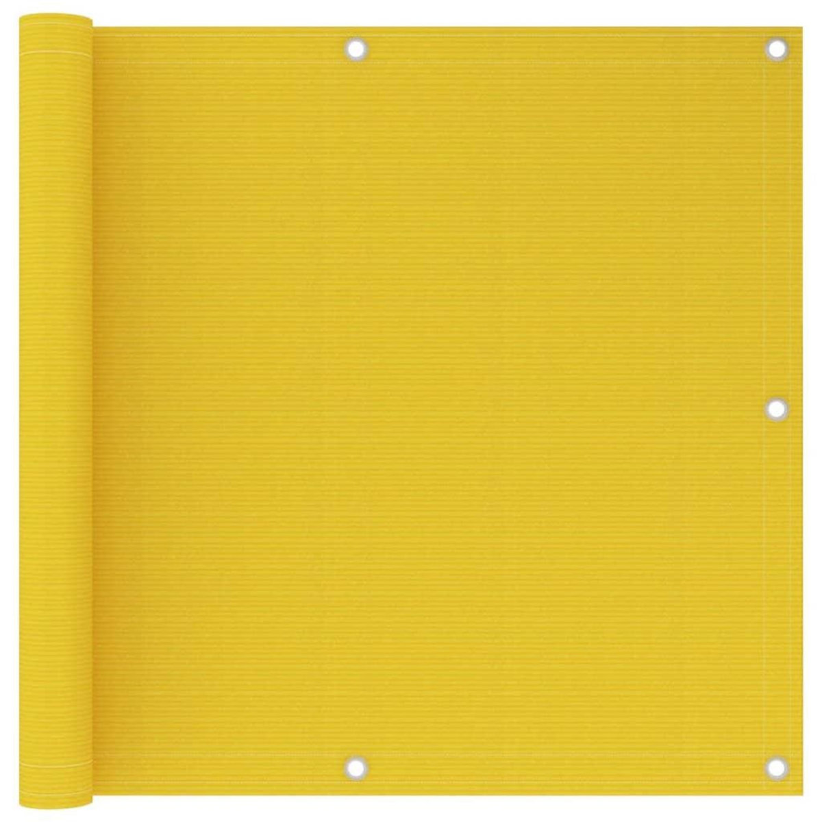 VIDAXL Ecran de balcon Jaune 90x600 cm PEHD