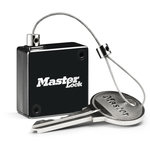 Master lock 5490EURD Câble rétractable pour ranger les clés dans les boîtes à clés, Jusqu'à 91 cm de long