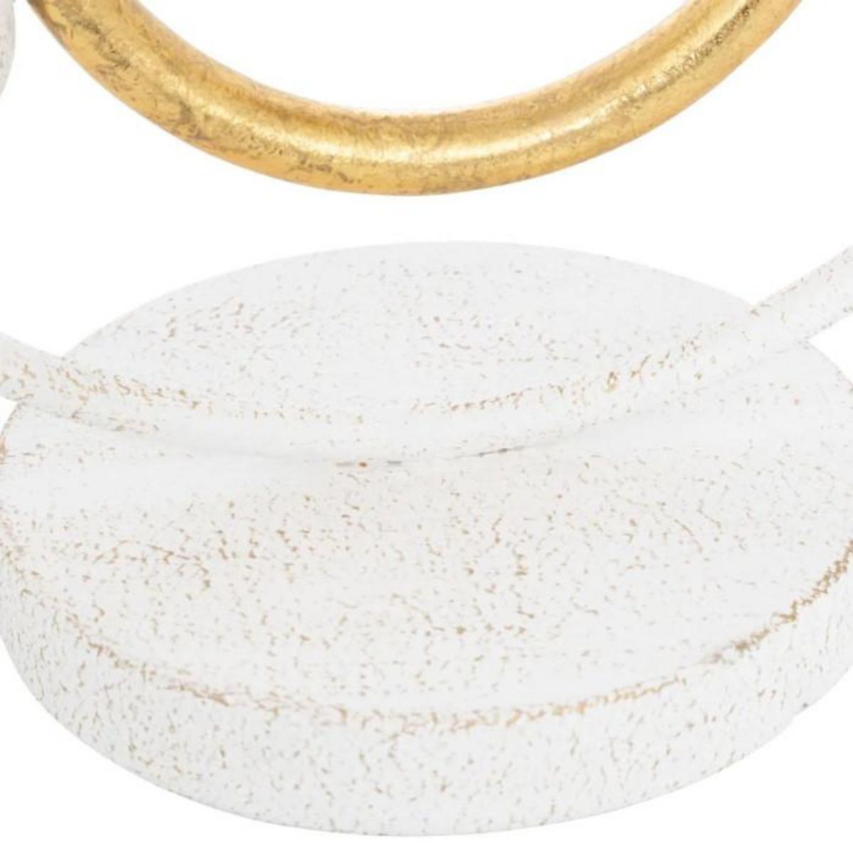 ATMOSPHERA Objet Déco Design en Métal  Rob  30cm Blanc