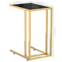 Voir la diapositive 6 : VIDAXL Table d'appoint pour ordinateur Noir 50x35x65 cm Verre trempe