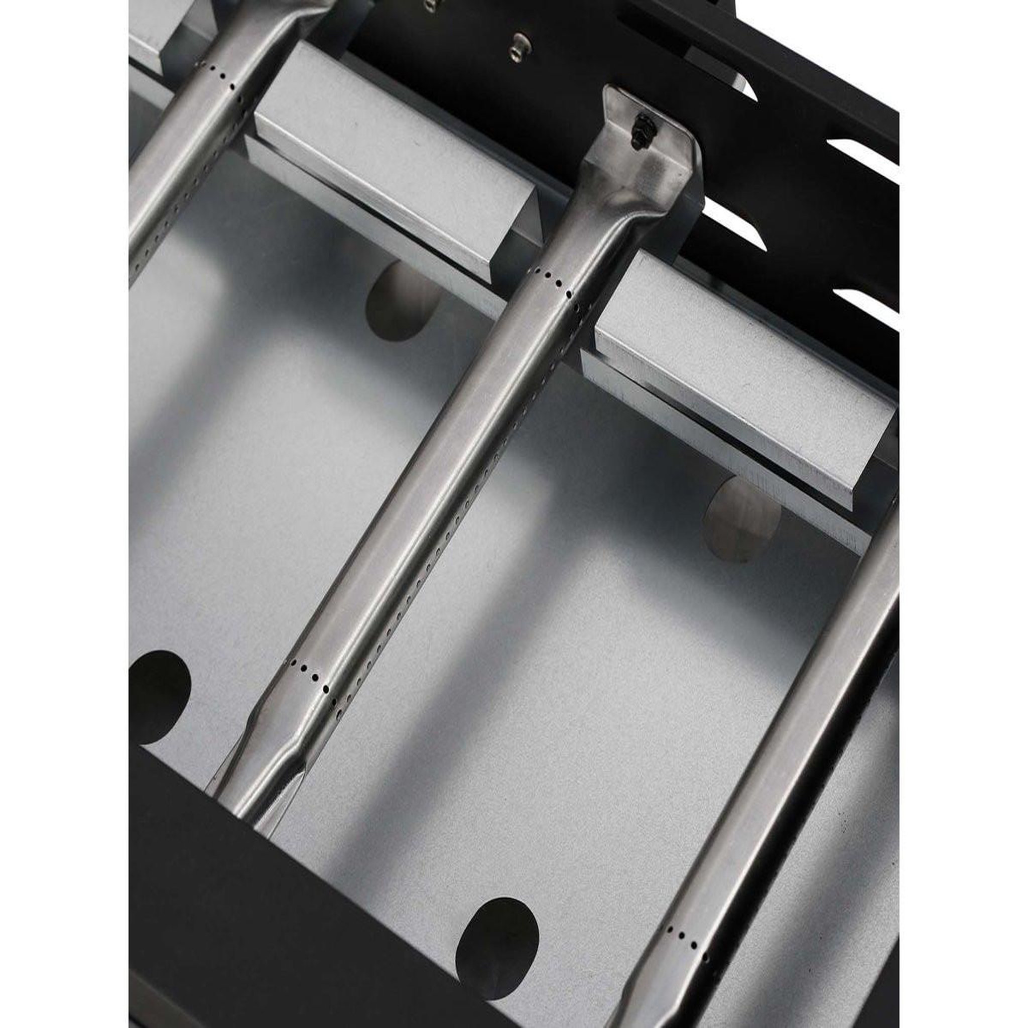 Voir la diapositive 4 : Habitat et Jardin Plancha  presto 4  - 4 brûleurs - 9.7kw - gris