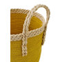 Voir la diapositive 4 : Paris Prix Lot de 3 Paniers de Rangement  Issac  29cm Moutarde