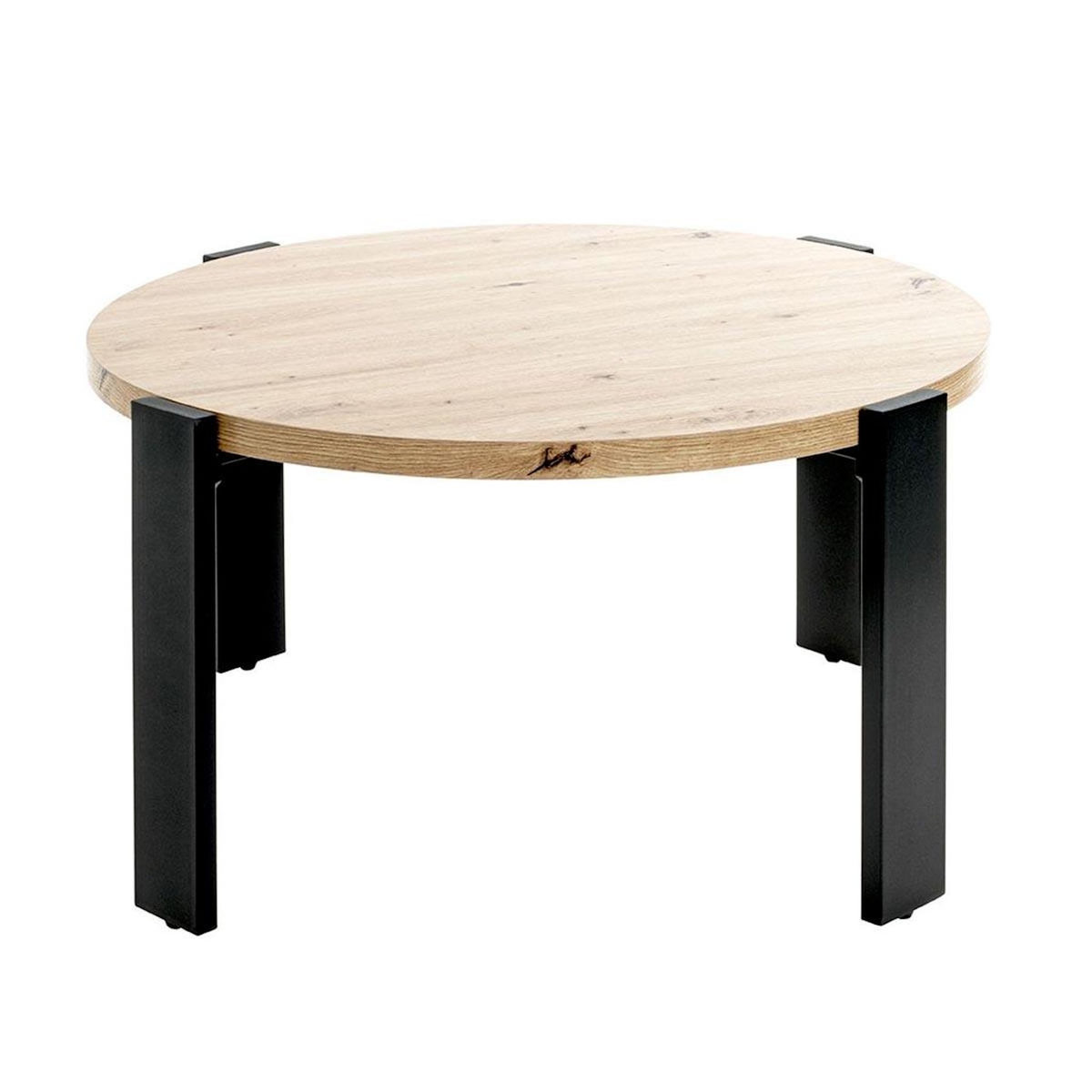 Paris Prix Table Basse Design  Tiny  75cm Naturel & Noir