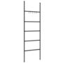 Voir la diapositive 2 : VIDAXL Porte-serviettes echelle a 5 niveaux Noir 58 x 175 cm Fer