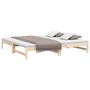 Voir la diapositive 3 : VIDAXL Lit coulissant sans matelas 2x(90x200) cm Bois de pin massif