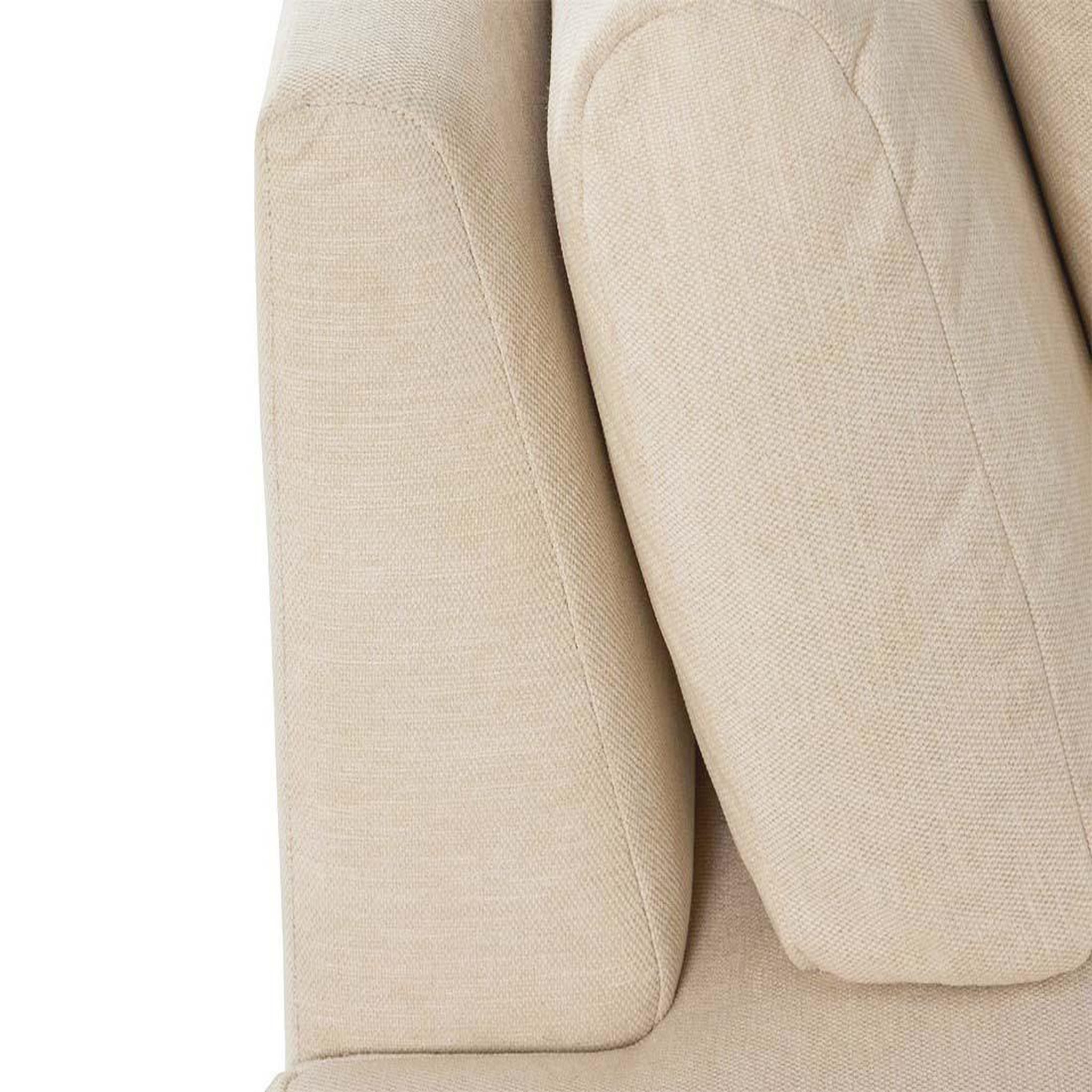 Voir la diapositive 5 : LISA DESIGN Santorini - canapé modulable d'angle droit - 4 places - en tissu texturé