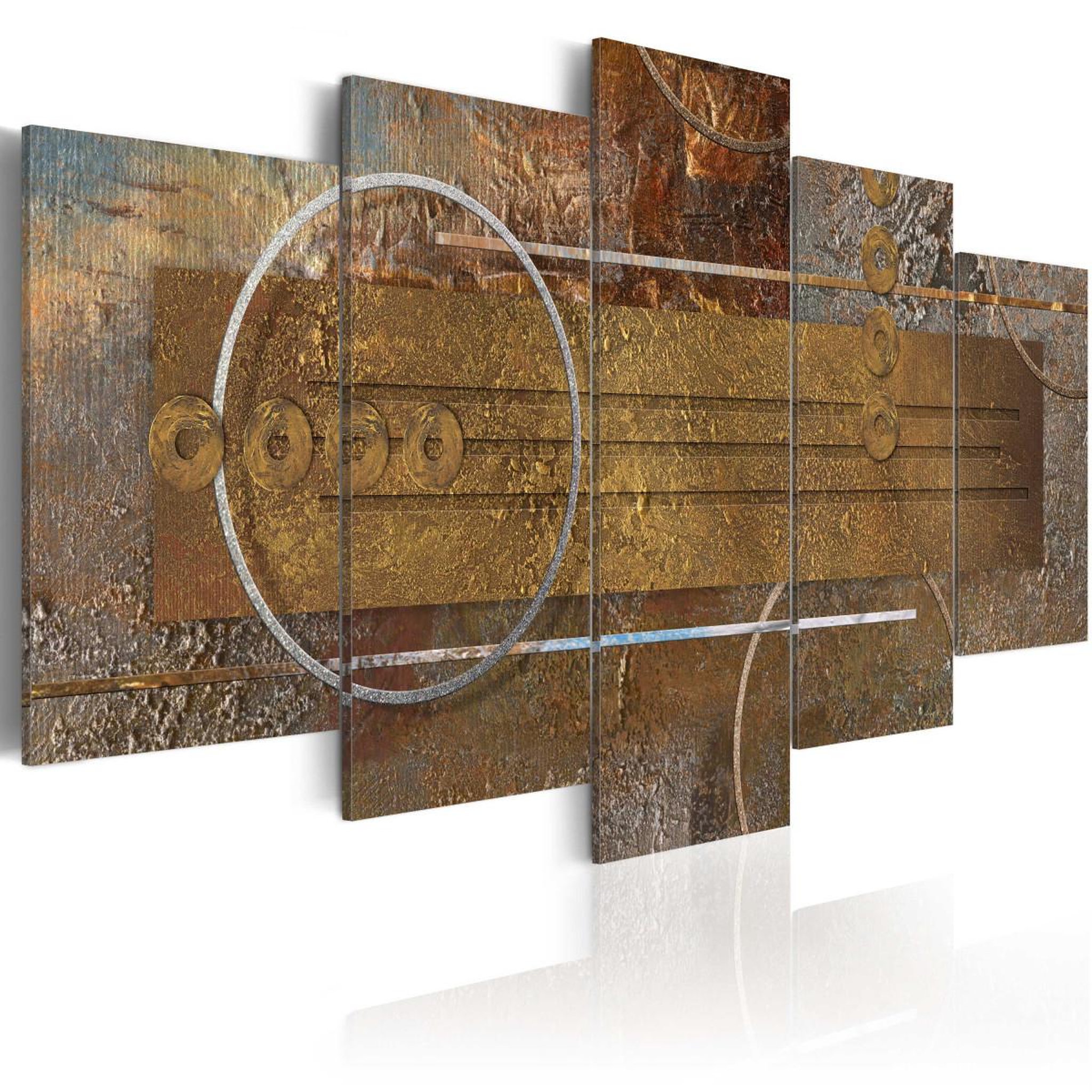 Paris Prix Tableau imprimé  golden depths. Coloris disponibles : Multicolore