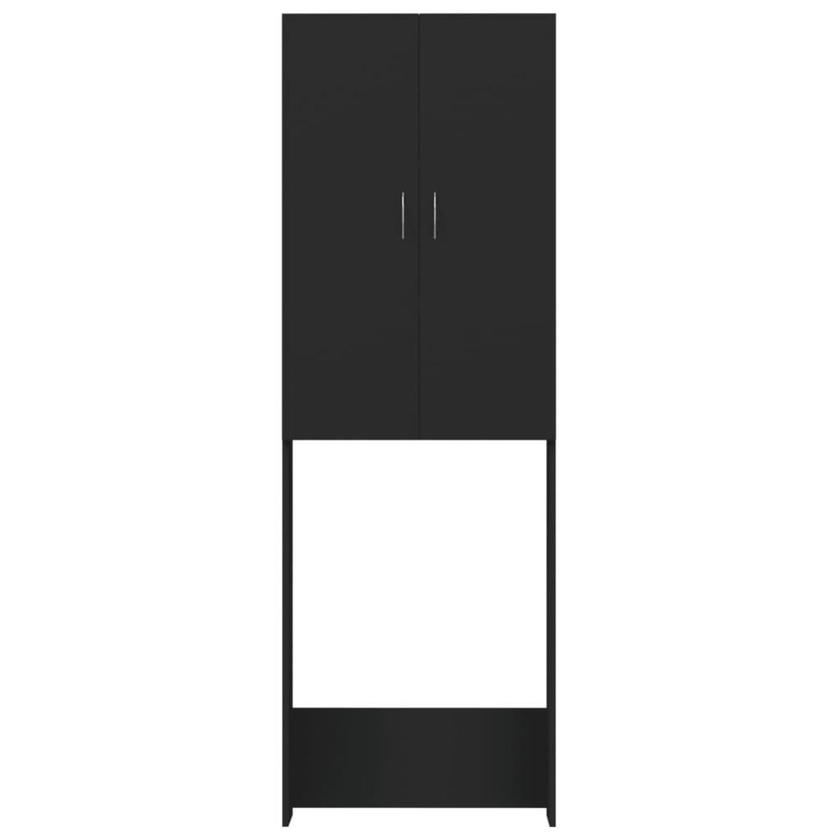 VIDAXL Meuble pour machine a laver Noir 64x25,5x190 cm