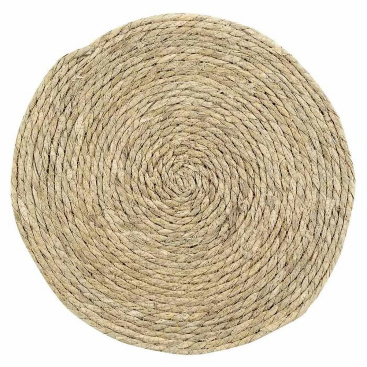 Paris Prix Set de Table Rond  Paille de Jonc  38cm Naturel