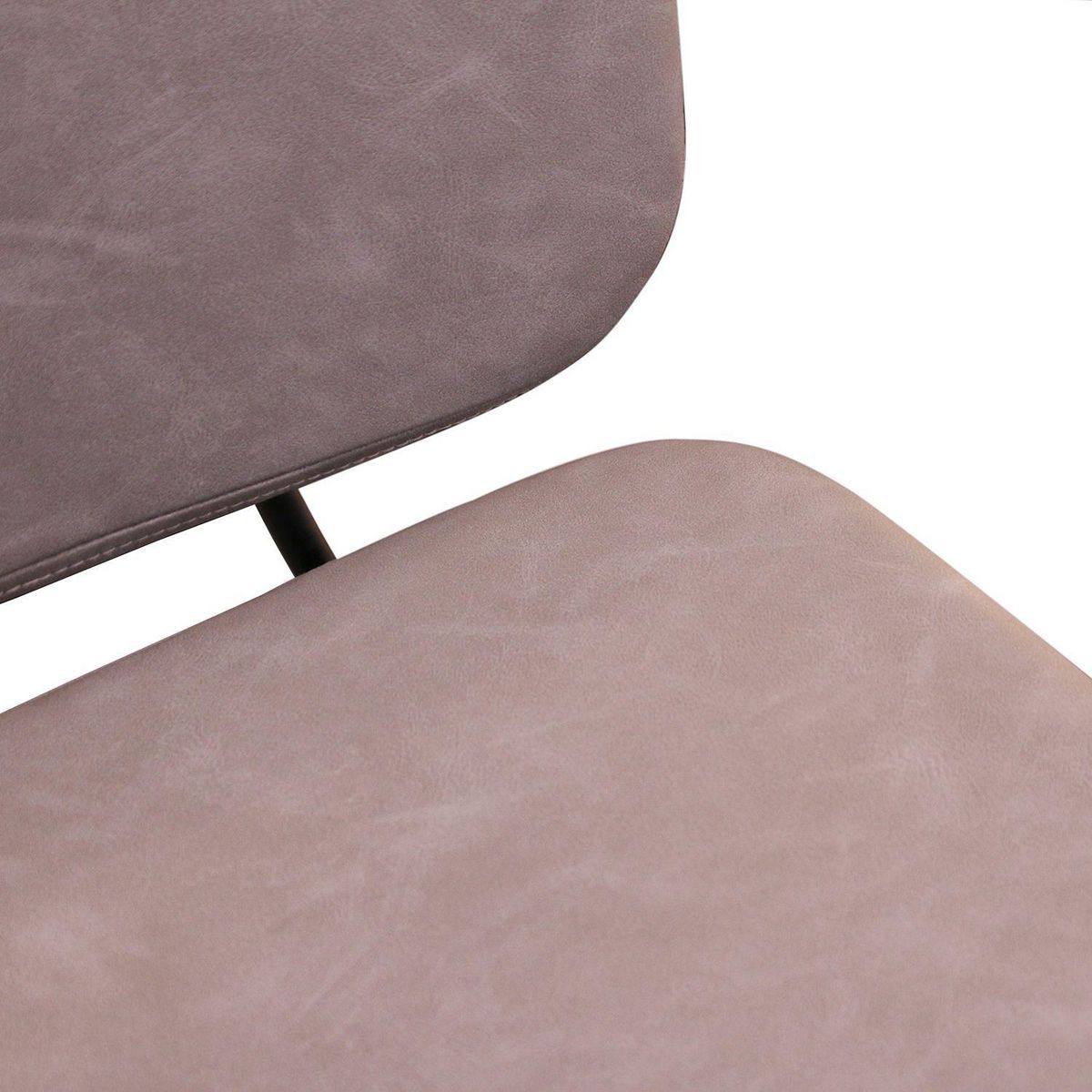 The Home Deco Factory Fauteuil de salon design industriel Détroit