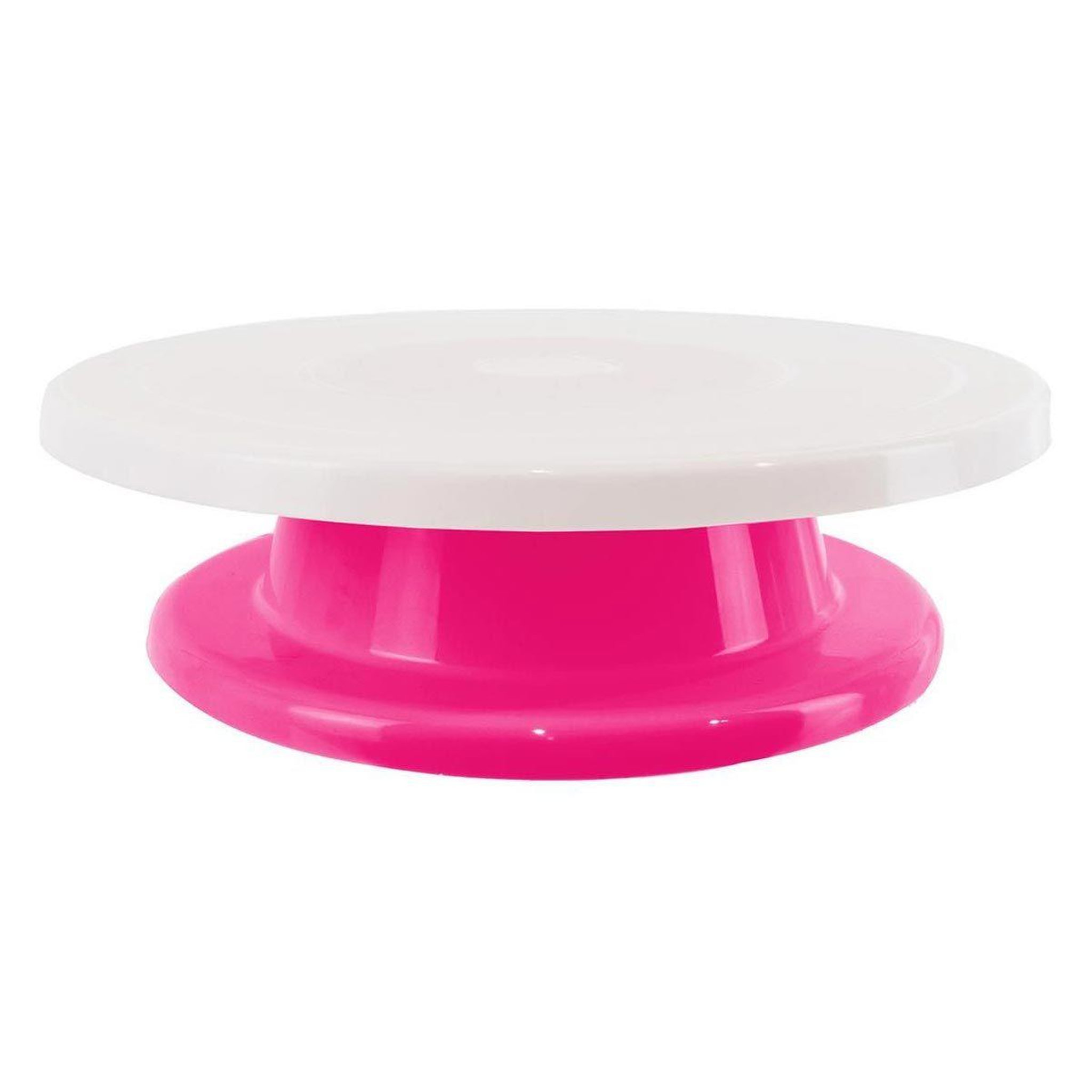 Lily Cook Plateau Tournant  Gâteaux  27cm Rose & Blanc