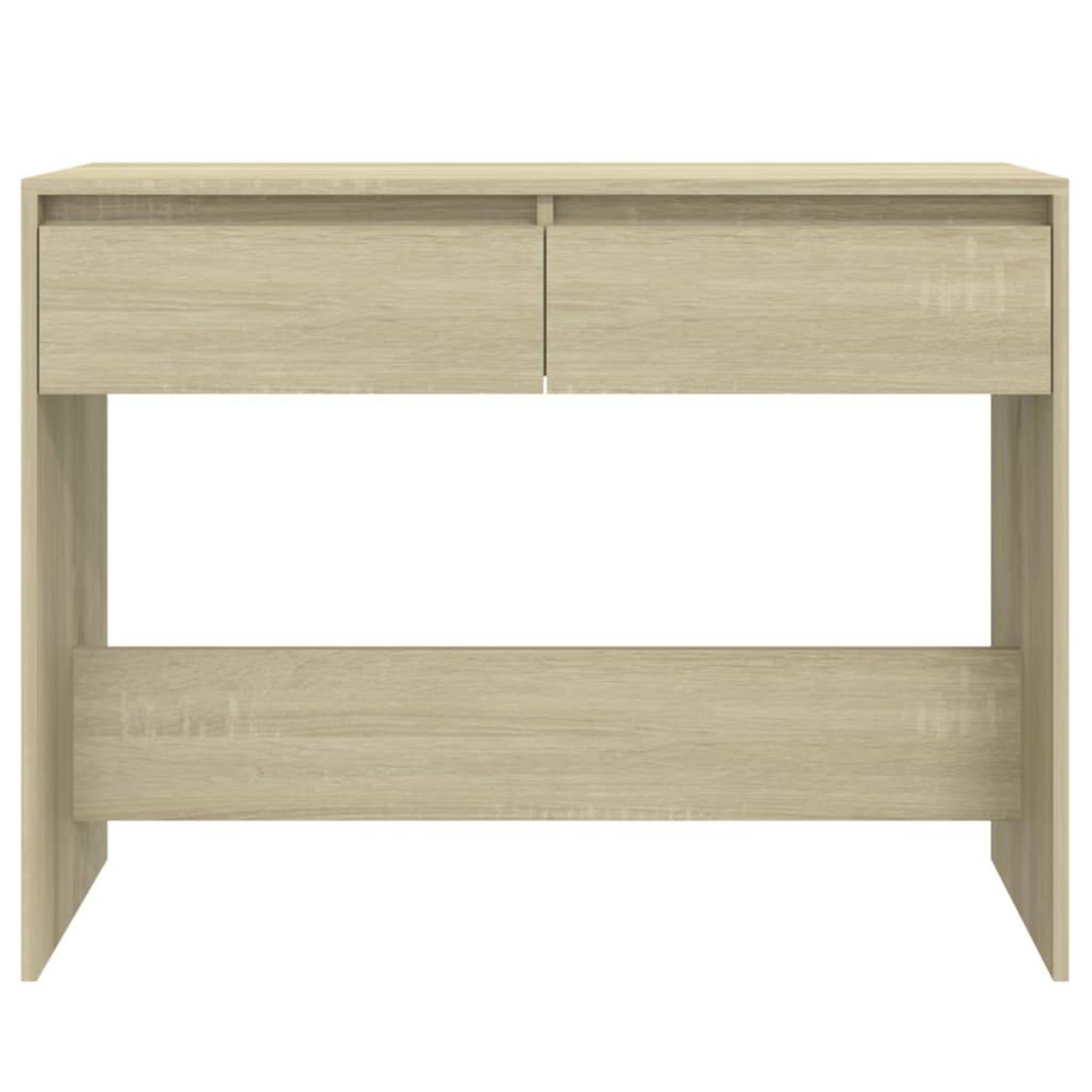 Voir la diapositive 5 : VIDAXL Table console chene sonoma 100x35x76,5 cm bois d'ingenierie