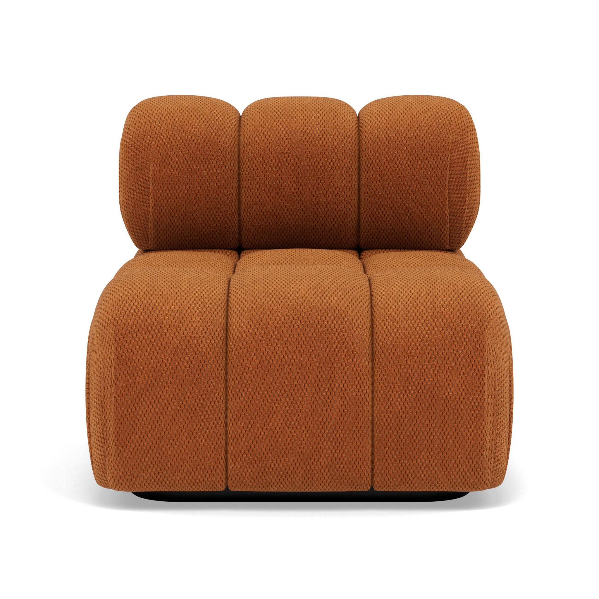 Voir la diapositive 1 : BEST MOBILIER Ruby - module d'assise en velours texturé