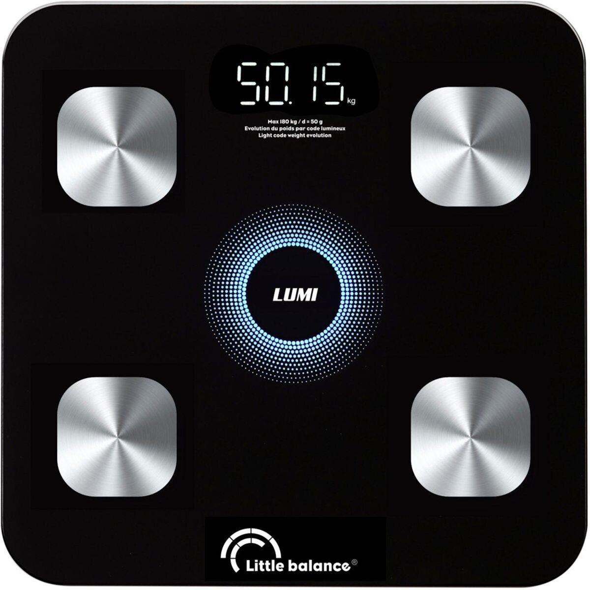 LITTLE BALANCE Impédancemètre connecté 180kg 50g - 8861