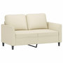 Voir la diapositive 4 : VIDAXL Ensemble de canapes 4 pcs avec coussins Creme Similicuir