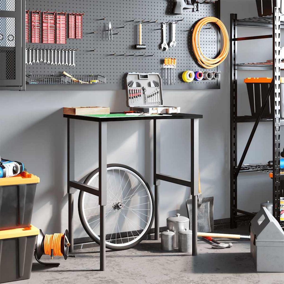 VIDAXL Etabli marron fonce 80x60x(71,5-98) cm bois de chene massif