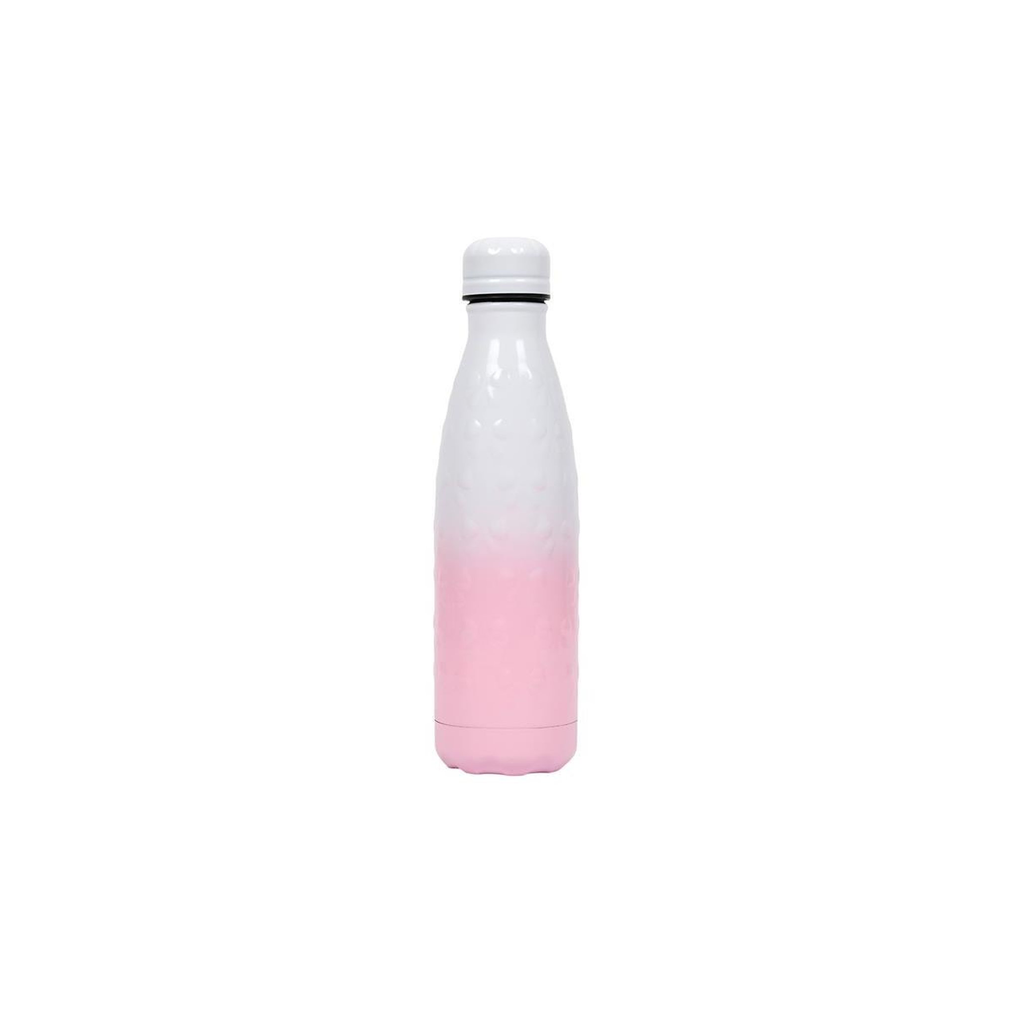 Paris Prix Bouteille Isotherme Embossée  Nœuds  50cl Rose & Blanc