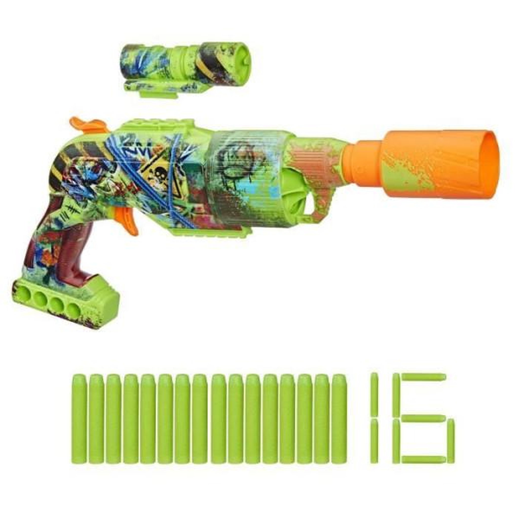 Voir la diapositive 6 : Nerf Jeu d adresse extérieur Nerf Zombie Driller